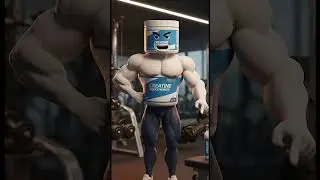 &ldquo;Creatine Unleashed | The Calm Power Within&rdquo;#Creatine#HyperRealistic#3DAnimation#CinematicFitness