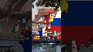 Europe According to French Grandpa #europe #map #viral #trending #history #yes #mapping #shorts #ye