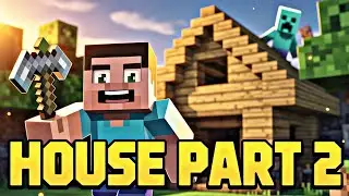 🔴 LIVE Minecraft Survival | Building My House (Part 2) 🏠🔥