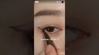 delineador para olhos estilo coreano #makeupartist #maquiagem #makeup