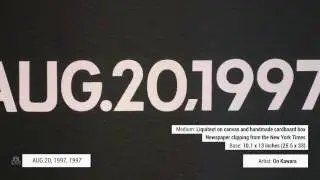 On Kawara - AUG.20, 1997, 1997