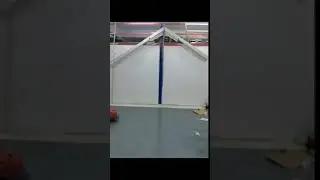 Blinds for triangle windows, these are multiple triangle windows with honeycomb blinds.