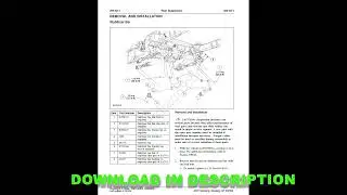 Ford Mustang 4.0 4.6 SOHC 2008 Workshop Manual PDF ENGLISH | Repair & Service Manual