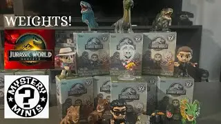 WEIGHTS for the new Jurassic World Rebirth Funko Mystery Minis! (MM Review #5)