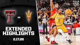 #13 Texas Tech vs. Arizona State Extended Highlights | 2025-26 Big 12 Men's Basketball