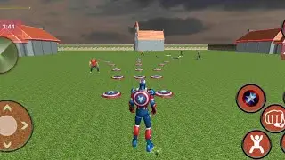 Flying Iron Captain Hero City Battle | Superhero Robot City Rescue - Android GamePlay
