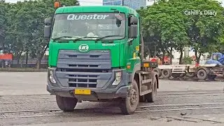 Koleksi Truk-Truk Berwarna Hijau | Truckspotting Indonesia | UD Truck Mendominasi