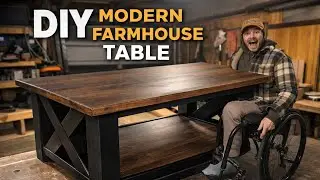 Most Farmhouse Style Tables Won't Last. I Fixed The Problem