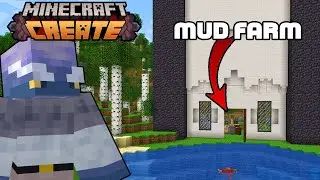 Я построил АВТОМАТИЧЕСКУЮ ферму грязи в Minecraft Create - Public Server