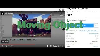 Unity 3D Game Kit Moving Object