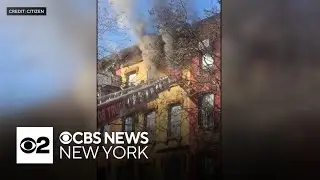 Brooklyn fire forces resident to jump from 4th story window