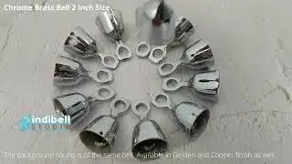 Chrome Plated Brass Bell 2 Inch Size