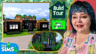 Plant-Covered Dream Home | Sims 4 Build Tour (NO CC / NO MODS)