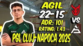 Ag1l 22 Kills vs 3DMAX! Ag1l POV (Nuke) at PGL Cluj-Napoca 2025