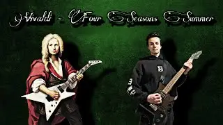 Vivaldi  - Four seasons Summer TABS ON SCREEN guitar