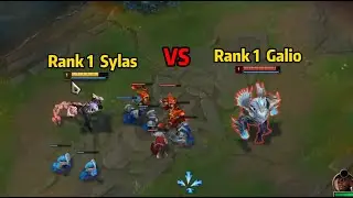 Rank 1 Sylas VS Rank 1 Galio in KR Master!