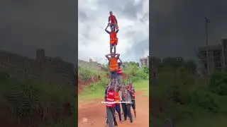 TALLEST HUMAN TOWER IN THE WORLD 🌎 #dance #humantowers #circuseveryday #dancer