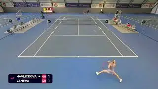 Lucie Havlickova [Q] (CZE) vs Elizara Yaneva [JE] (BUL) // 6-4 3-6 7-6 // W50 Trnava // Final