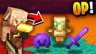 MINECRAFT, BUT PIGlINS TRADE OP ITEMS...