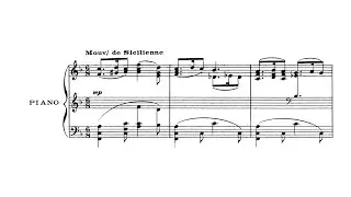 Germaine Tailleferre - Sicilienne [Score Video]