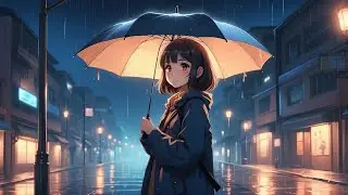 Rainy Night Walk &mdash; Chill Lofi for Calm Focus & Quiet Thoughts 🌧️🌙