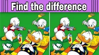 Find the difference game for kind |  donald duck picture puzzle