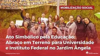 ABRA&Ccedil;O AO TERRENO - UNIVERSIDADE E INSTITUTO FEDERAL JD. &Acirc;NGELA
