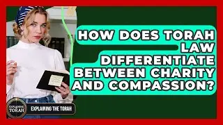 How Does Torah Law Differentiate Between Charity And Compassion? - Explaining The Torah