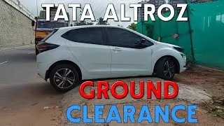 TATA ALTROZ GROUND CLEARANCE TESTING