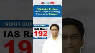 Mastering Prelims | Mohit Gupta's Winning Strategy for Success #shorts #success #viral