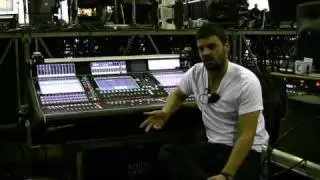 DiGiCo SD7 on tour with Kevin Glendenning Monitors for Lenny Kravitz