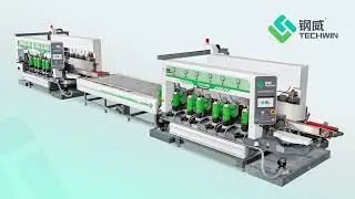 Techwin glass double pencil edger