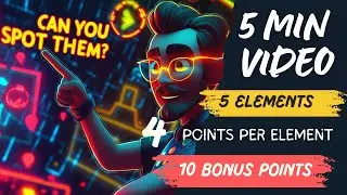 2 || Test Your Observation: Spot 5 Hidden Elements ! 🕵️&zwj;♂️