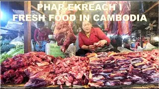 Walk Around Ekreach I Market   Plenty Fresh food ,Pork ,Vegetable & Beef, More in the Early Morning