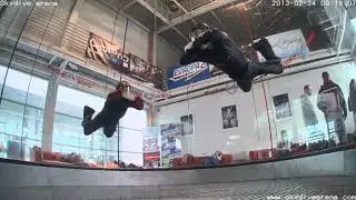 Learning to fly Mantis Position in the Wind Tunnel (Mantis Arm Drill 1/4 Turns)