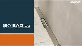 Montagevideo: Kaldewei FLOWLINE ZERO FLOWDRAIN