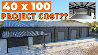 Custom Red Iron Pricing | Perfect Workshop, Worth the Cost?! | WolfSteel Buildings
