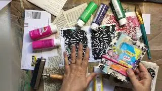 Painting - Dendritic Mono Printing