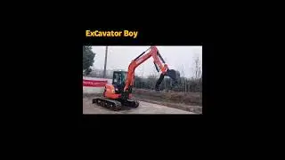 Used excavator Kubota U55-5 #tailless digger#backhoe #constructionequipment #heavyequipment #farm