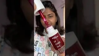 Earth rhythm lip and cheek tint review on dusky skin💋#liptint #cheektint #makeup #shorts #ytshorts