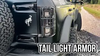 Buckle Up Off-Road Tail Light Cover Armor for 2021+ Ford Bronco