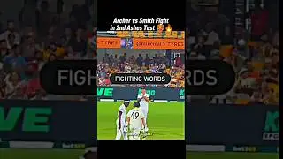 Jofra Archer vs Steve Smith 🔥🥵 #shorts #cricket #theashes #ausvseng #testcricket