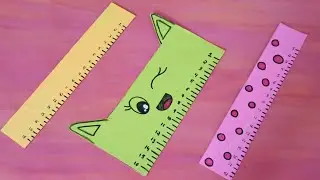 diy homemade ruler (scale) with cardboard
