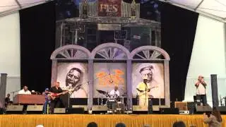 Blues Tent Lil' Buck Sinegal - Blues  Tent - New Orleans Jazz Fest 2015