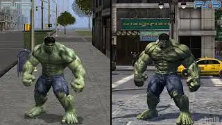 Hulk 2008 Comparison | PlayStation 2 vs PlayStation 3