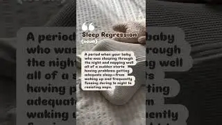 ✨ Baby sleep regressions = brain development in action! ✨ #babysleep