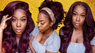 Oh! 😱 This is NEW! | Updated  Sensationnel Solana | Burgundy Wine | w/ Wigs2WaistLength | Samsbeauty