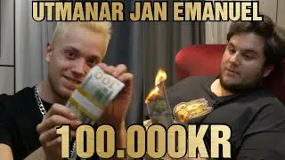 OLOF K GUSTAFSSON GER MIG 100.000 KR! - UTMANAR JAN EMANUEL - RINGER ROBERTO ESCOBAR!