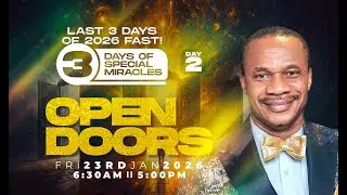 3 DAYS OF SPECIAL MIRACLES (DAY 2 MORNING) WITH REV. NTIA I. NTIA || 23RD JAN. 2026