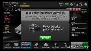 Openning the daily crate (Racing Rivals)